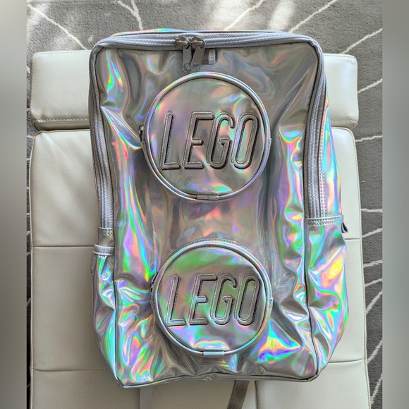 NWT LEGO Holographic Brick Backpack - Picture 11 of 14